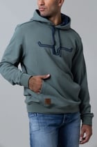Mens Hoodie Kimes Ranch Petrol
