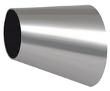 REDUCTEUR CONIQUE INOX ASYMETRIQUE COURT 89/50mm