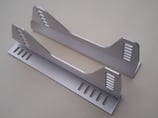 UNE PAIRE DE FIXATIONS LATERALES ALUMINIUM DE SIEGES