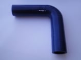 COUDE SILICONE 90° BLEU DIAMETRE INTERIEUR 25mm