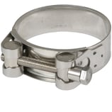 COLLIER INOX D'ECHAPPEMENT DIAMETRE 56 à 59mm