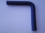 COUDE SILICONE 90° BLEU DIAMETRE INTERIEUR 8mm