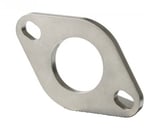 PLATINE INOX 2 TROUS DIAMETRE 45mm