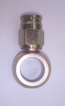 RACCORD BANJO DROIT COURT DASH 3 / OEIL JIC 7/16 ou 11.2mm