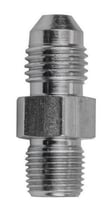 ADAPTATEUR MALE JIC UNF 3/8X24 CONVEXE / MALE NPT 1/8X27