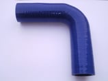 COUDE SILICONE 90° BLEU DIAMETRE INTERIEUR 32mm