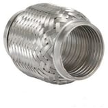 FLEXIBLE ECHAPPEMENT INOX DOUBLE TRESSE RENFORCE DIAMETRE INTERIEUR 50mm