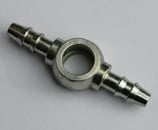 RACCORD BANJO DOUBLE 6mm POUR DURITE DIAMETRE INTERIEUR 4mm