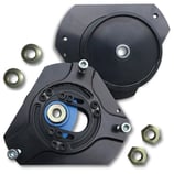 COUPELLES AMORTISSEURS ALU MAXI REGLABLES SUR ROTULE PEUGEOT 206