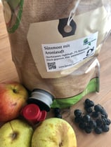 Bio Süssmost mit Aronia im praktischen 3l Stand-Up-Beutel
