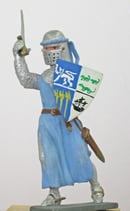 MED C-76 Knight lunging with sword drawn