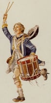 REV C-62 American Drummer boy running