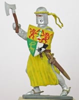 MED C-79 Knight lunging with battleaxe