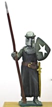 MED C-78 Knight standing with spear