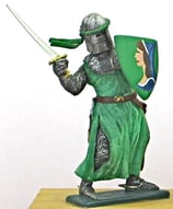 MED C-77 Knight parrying with sword drawn