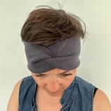 Waffeljersey gedreht dunkelgrau