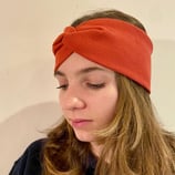 Waffeljersey gedreht orange