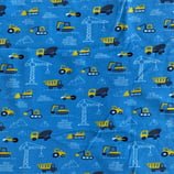 Baufahrzeuge hellblau