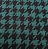 Hahnentritt grün/schwarz