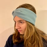 Waffeljersey gedreht eisblau