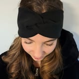 Waffeljersey gedreht schwarz