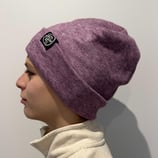 Strick flieder mit Umschlag