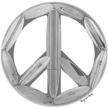 RIDING FOR PEACE TEE - Grey Marle