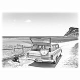 EH HOLDEN TEE - Sky Blue