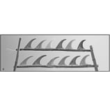 FINS TEE - Grey Marle