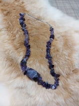Amethist kralen ketting