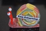 Zum Geburtstag Schnecke rot (gross)