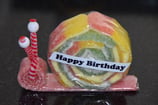 Happy Birthday Schnecke rot (gross)