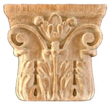 Kapitell Möbelschmuck Zierteil "Bomby"