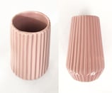 Riffle Vase rosé