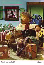 Mecki Ansichtskarte - Schön war's doch