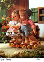 Mecki Ansichtskarte - Gute Fahrt