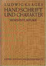 Klages, Handschrift und Charakter