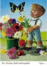 Mecki Ansichtskarte - Ein frohes Geburtstagsfest