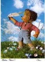 Mecki Ansichtskarte - Guter Start