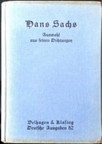 Sachs Hans, Auswahl aus feinen Dichtungen