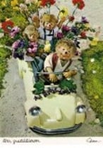 Mecki Ansichtskarte - Wir gratulieren