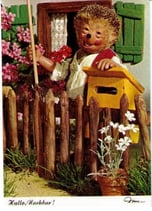 Mecki Ansichtskarte - Hallo, Nachbar