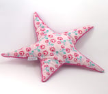 Sternen-Kissen klein rosa/pink