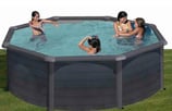 Piscina elevada KIT 240 GF - GRAFITO