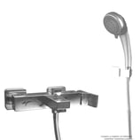 Monomando baño- ducha modelo Surf Art cromo