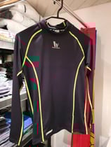 Vansydical Kompressionsshirt Langarm schwarz/gelb (Gr. M)