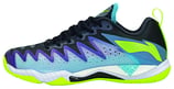 LI-NING HALLENSCHUHE Eagle V schwarz/blau - AYAS026-2C (Gr. 41 2/3)