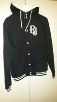 RJ HOODYJACKET BLACK/WHITE