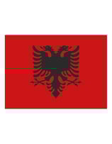 Fahne Albanien 90 x 150 cm