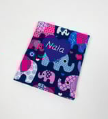 Housse fir de Carnet de Santé (neien Modell 2025) moof Elefanten